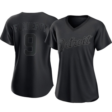 Black Authentic Jack Flaherty Women's Detroit Tigers Pitch Fashion Jersey