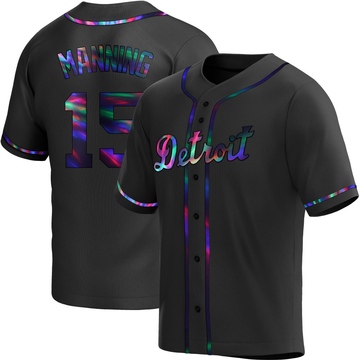 Black Holographic Replica Matt Manning Youth Detroit Tigers Alternate Jersey
