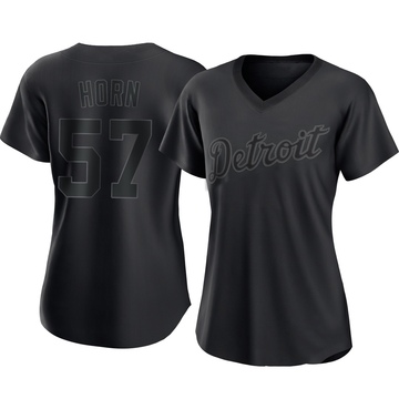Black Replica Bailey Horn Women's Detroit Tigers Pitch Fashion Jersey