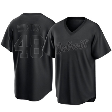 Black Replica Brant Hurter Youth Detroit Tigers Pitch Fashion Jersey