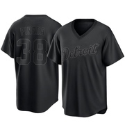 Black Replica Michael Pineda Youth Detroit Tigers Pitch Fashion Jersey