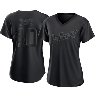 Black Replica Trei Cruz Women's Detroit Tigers Pitch Fashion Jersey