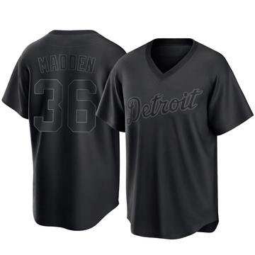 Black Replica Ty Madden Youth Detroit Tigers Pitch Fashion Jersey
