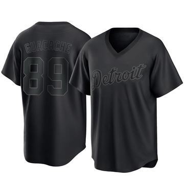 Black Replica Xiomer Guacache Youth Detroit Tigers Pitch Fashion Jersey