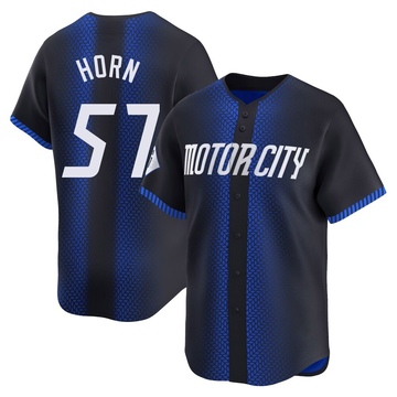 Blue Limited Bailey Horn Youth Detroit Tigers 2024 City Connect Jersey
