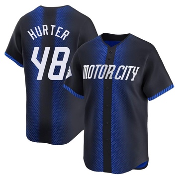 Blue Limited Brant Hurter Youth Detroit Tigers 2024 City Connect Jersey