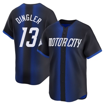 Blue Limited Dillon Dingler Youth Detroit Tigers 2024 City Connect Jersey