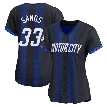 Blue Limited Donny Sands Women's Detroit Tigers 2024 City Connect Jersey