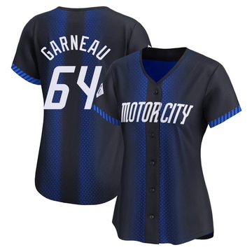 Blue Limited Dustin Garneau Women's Detroit Tigers 2024 City Connect Jersey