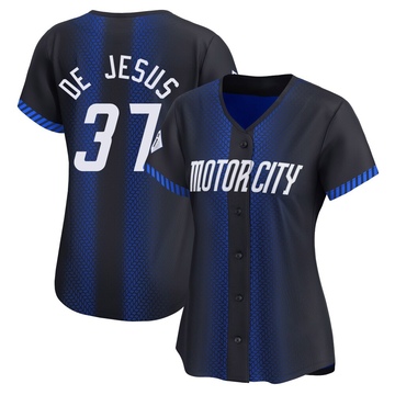 Blue Limited Enmanuel De Jesus Women's Detroit Tigers 2024 City Connect Jersey