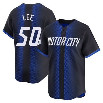 Blue Limited Hao-Yu Lee Youth Detroit Tigers 2024 City Connect Jersey