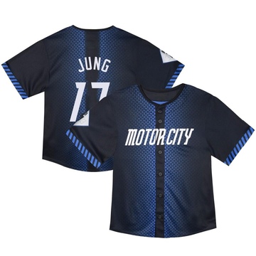 Blue Limited Jace Jung Toddler Detroit Tigers & Preschool 2024 City Connect Jersey