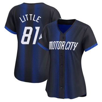 Blue Limited Jack Little Women's Detroit Tigers 2024 City Connect Jersey