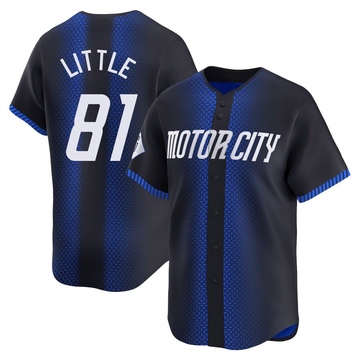 Blue Limited Jack Little Youth Detroit Tigers 2024 City Connect Jersey