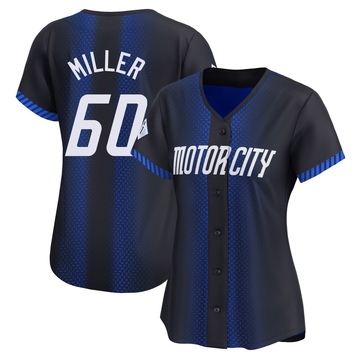 Blue Limited Jake Miller Women's Detroit Tigers 2024 City Connect Jersey