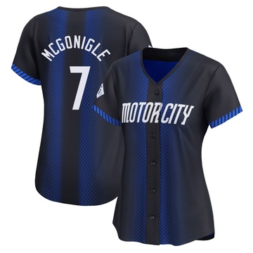 Blue Limited Kevin McGonigle Women's Detroit Tigers 2024 City Connect Jersey