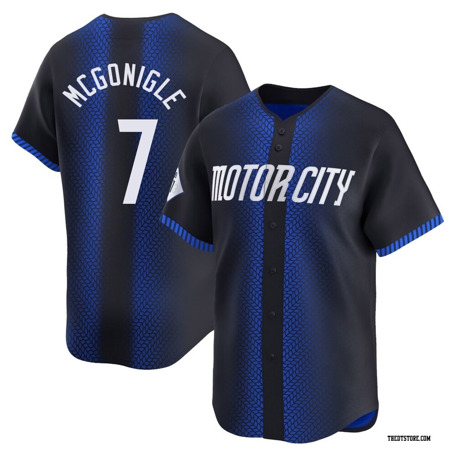 Blue Limited Kevin McGonigle Youth Detroit Tigers 2024 City Connect Jersey