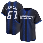 Blue Limited Kyle Finnegan Men's Detroit Tigers 2024 City Connect Jersey