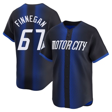 Blue Limited Kyle Finnegan Youth Detroit Tigers 2024 City Connect Jersey