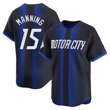 Blue Limited Matt Manning Youth Detroit Tigers 2024 City Connect Jersey