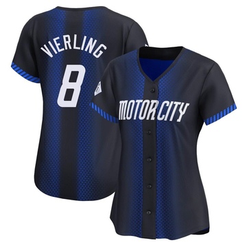 Blue Limited Matt Vierling Women's Detroit Tigers 2024 City Connect Jersey
