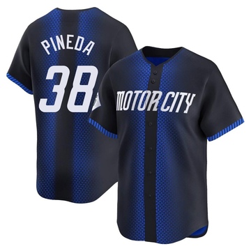 Blue Limited Michael Pineda Men's Detroit Tigers 2024 City Connect Jersey