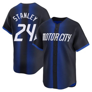 Blue Limited Mickey Stanley Youth Detroit Tigers 2024 City Connect Jersey