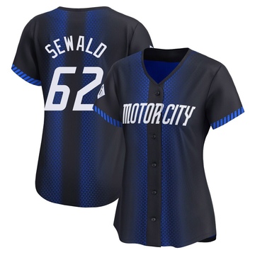 Blue Limited Paul Sewald Women's Detroit Tigers 2024 City Connect Jersey