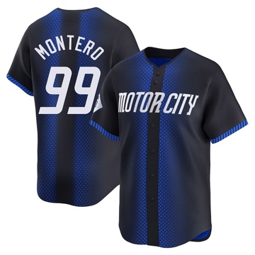 Blue Limited Rafael Montero Men's Detroit Tigers 2024 City Connect Jersey
