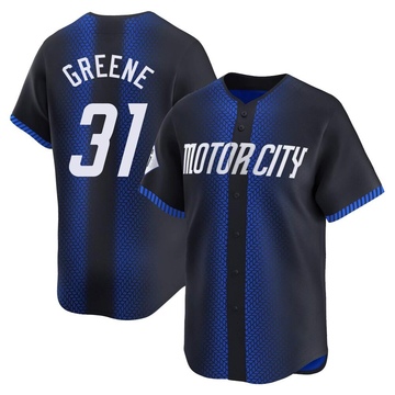 Blue Limited Riley Greene Youth Detroit Tigers 2024 City Connect Jersey