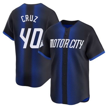 Blue Limited Trei Cruz Youth Detroit Tigers 2024 City Connect Jersey