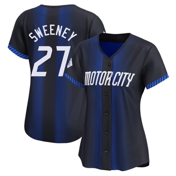Blue Limited Trey Sweeney Women's Detroit Tigers 2024 City Connect Jersey
