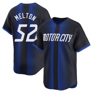 Blue Limited Troy Melton Men's Detroit Tigers 2024 City Connect Jersey