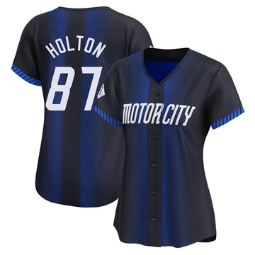Blue Limited Tyler Holton Women's Detroit Tigers 2024 City Connect Jersey