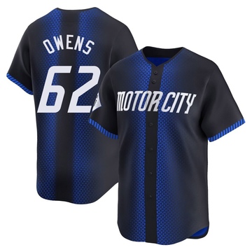 Blue Limited Tyler Owens Youth Detroit Tigers 2024 City Connect Jersey