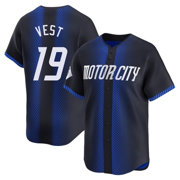Blue Limited Will Vest Men's Detroit Tigers 2024 City Connect Jersey