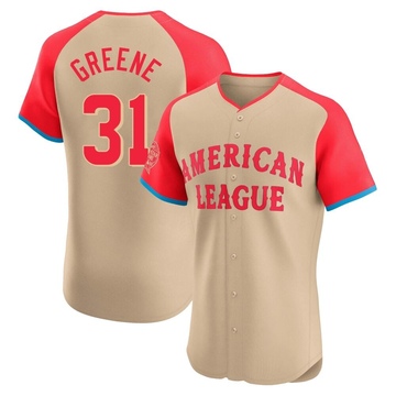 Cream Elite Riley Greene Men's Detroit Tigers American League 2024 All-Star Game Jersey