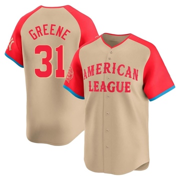 Cream Limited Riley Greene Youth Detroit Tigers American League 2024 All-Star Game Jersey
