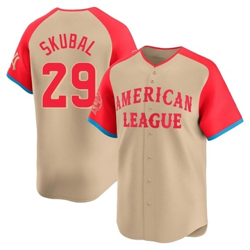 Cream Limited Tarik Skubal Men's Detroit Tigers American League 2024 All-Star Game Jersey