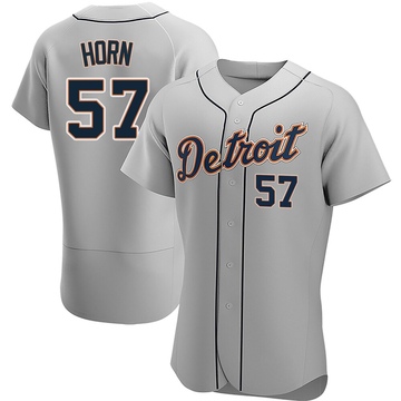 Gray Authentic Bailey Horn Men's Detroit Tigers Road Jersey