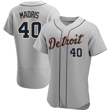 Gray Authentic Bligh Madris Men's Detroit Tigers Road Jersey