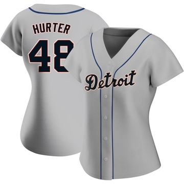 Gray Authentic Brant Hurter Women's Detroit Tigers Road Jersey