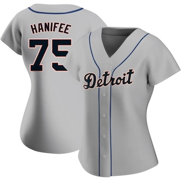 Gray Authentic Brenan Hanifee Women's Detroit Tigers Road Jersey