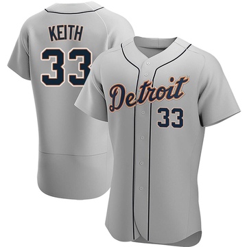 Gray Authentic Colt Keith Men's Detroit Tigers Road Jersey