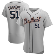 Gray Authentic Drew Sommers Men's Detroit Tigers Road Jersey