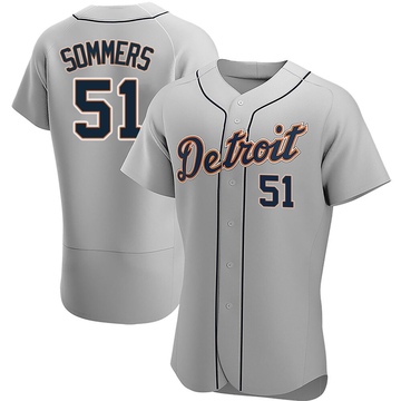 Gray Authentic Drew Sommers Men's Detroit Tigers Road Jersey