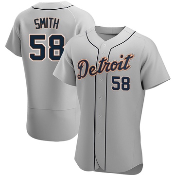 Gray Authentic Dylan Smith Men's Detroit Tigers Road Jersey