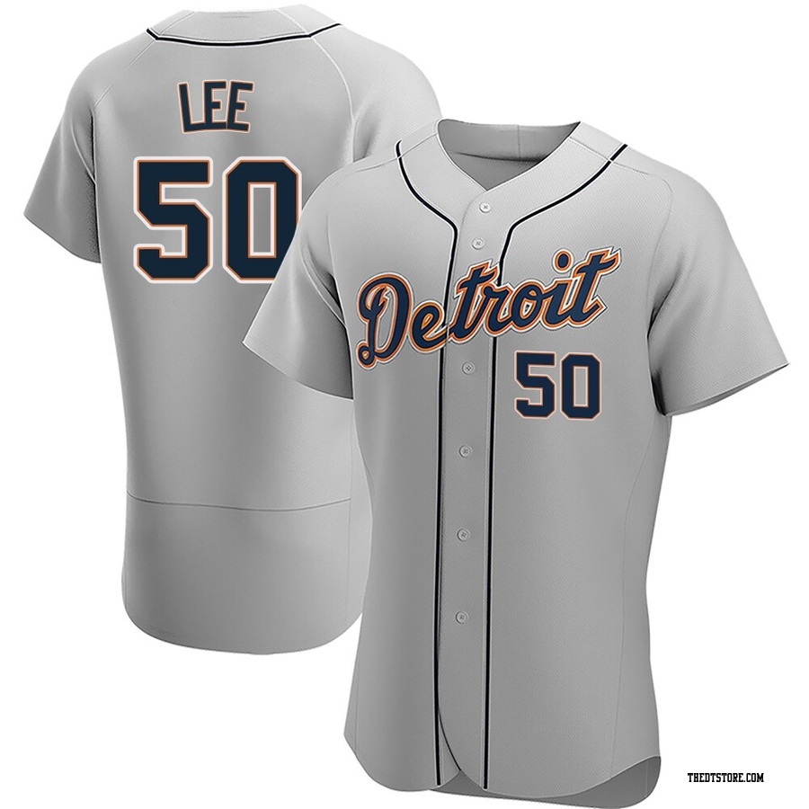 Gray Authentic Hao-Yu Lee Men's Detroit Tigers Road Jersey