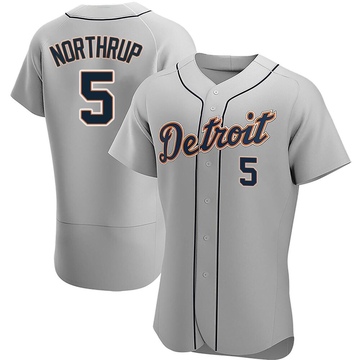 Gray Authentic Jim Northrup Men's Detroit Tigers Road Jersey