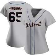 Gray Authentic Jose Urquidy Women's Detroit Tigers Road Jersey